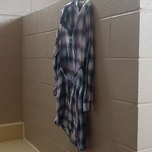 Children’s place plaid dress with belt. girls size‎ XL 14 purple plaid